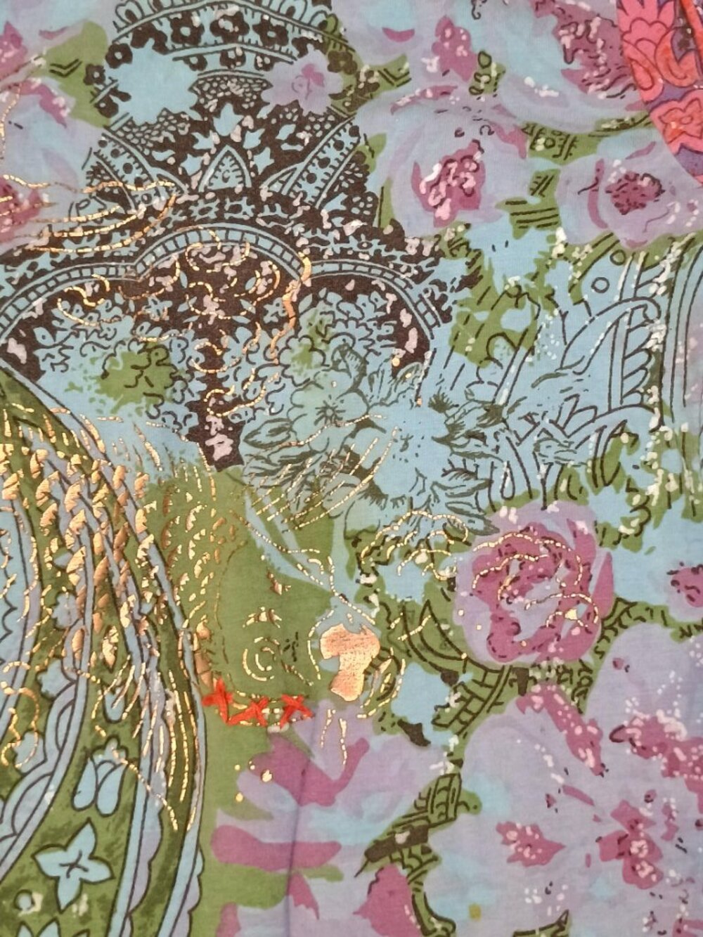 Mimi & Maggie/Tunic Dress/Girls 2T/Multi Paisley Floral/Boho Cottagecore Boutiqu - Picture 4 of 11